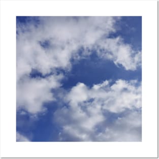 cloudy blue sky Posters and Art